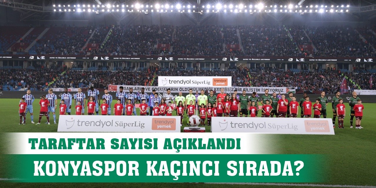 Trabzonspor-Konyaspor, Taraftar sayısı açıklandı!
