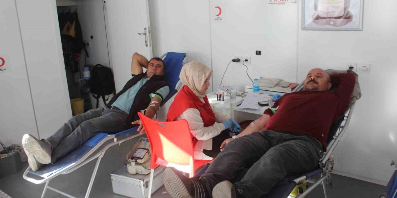 Konya Karapınar’da kan bağışı kampanyası