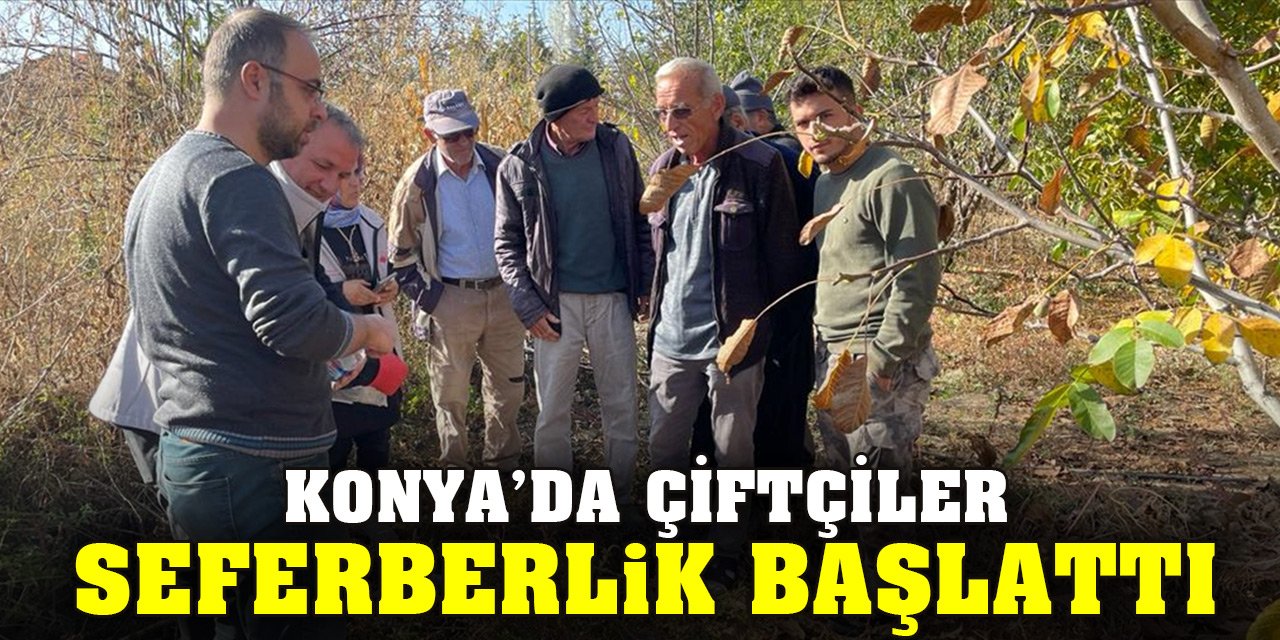 Konya'da çiftçiler seferberlik başlattı