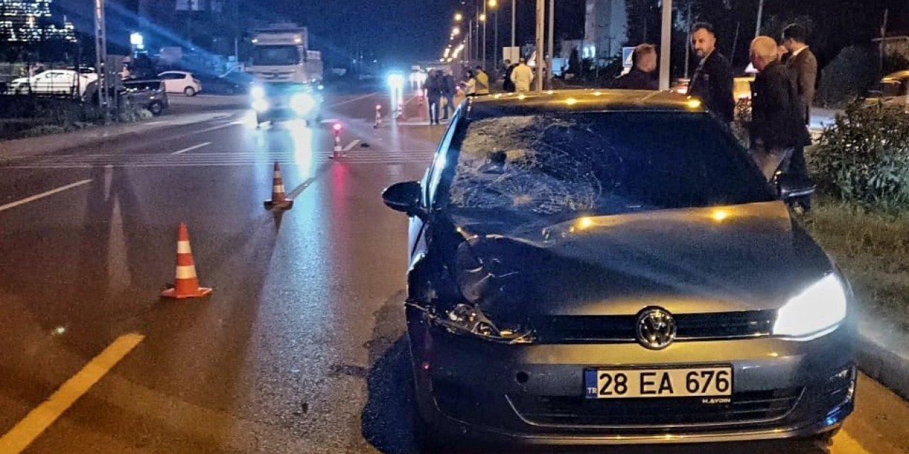 Samsun’da otomobilin çarptığı yaya öldü
