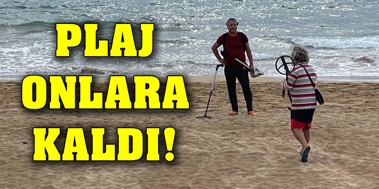 Turistlerin çekildiği plaj onlara kaldı!