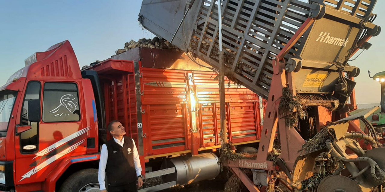 Konya’da Aralık’ta pancar bereketi