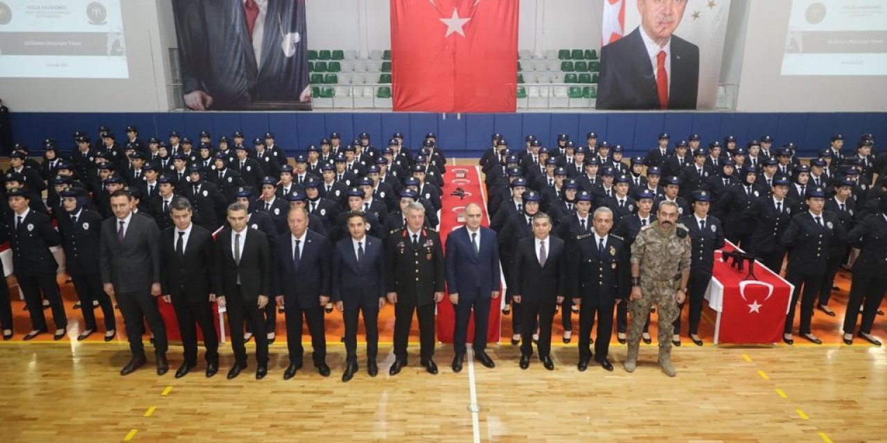 Konya Ereğli POMEM’de 144 polis adayı mezun oldu