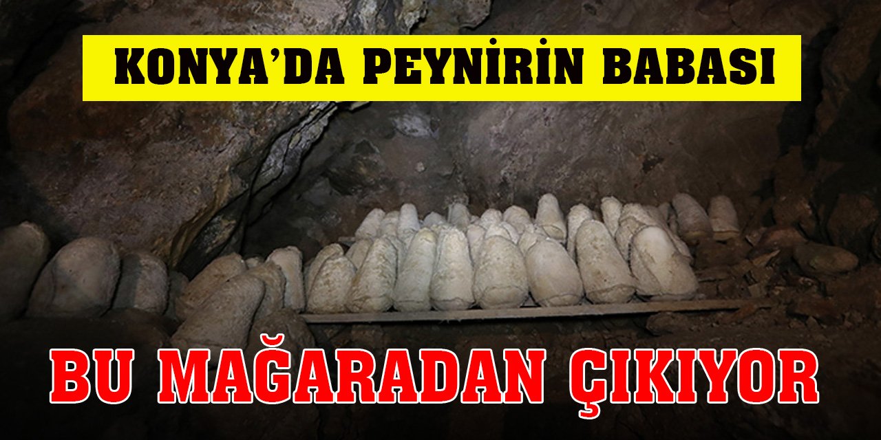 Konya’da peynirin babası bu mağaradan çıkıyor