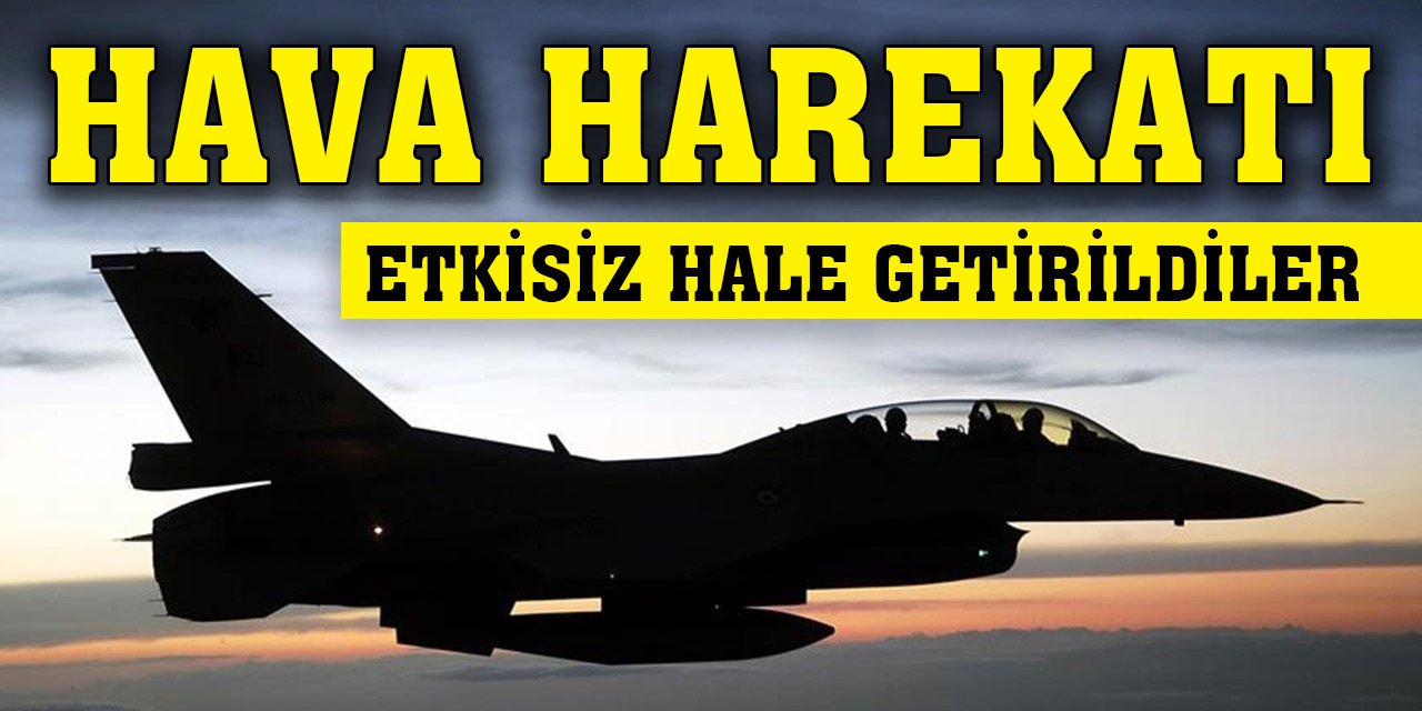 Kandil'e hava harekatı: 5 PKK'lı terörist etkisiz hale getirildi