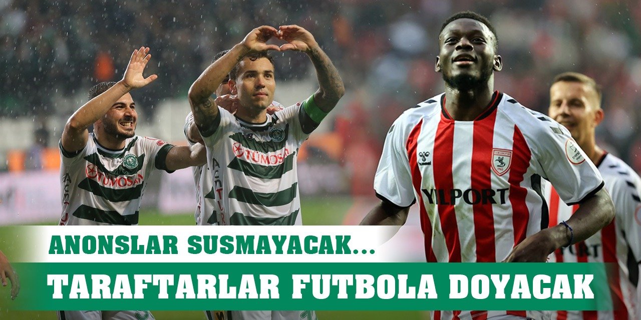 Samsunspor-Konyaspor, Takımlar gol vaat ediyor!