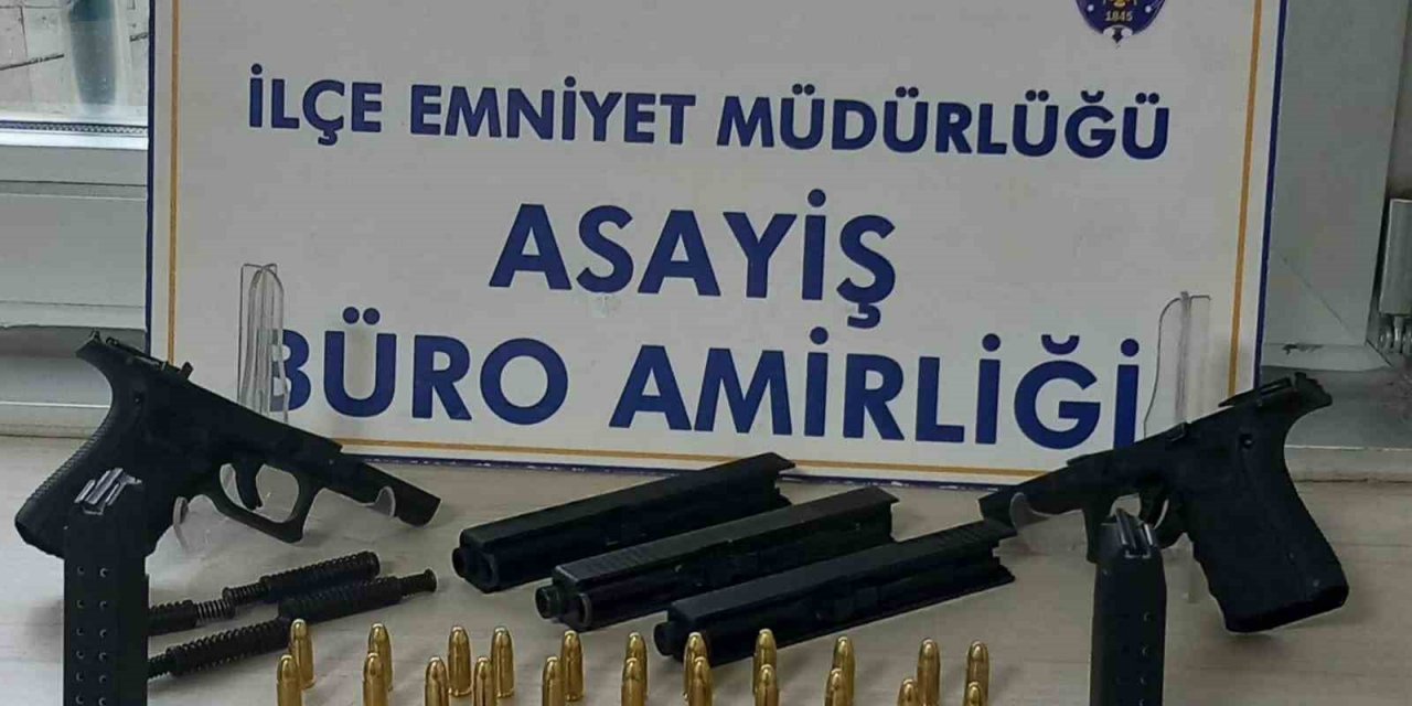 Konya’da fason silah parçaları ele geçirildi: 1 tutuklama