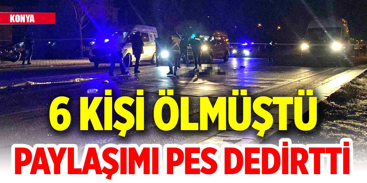 Konya'da 6 kişinin öldüğü caddede bir sürücünün paylaşımı pes dedirtti! O anlar...