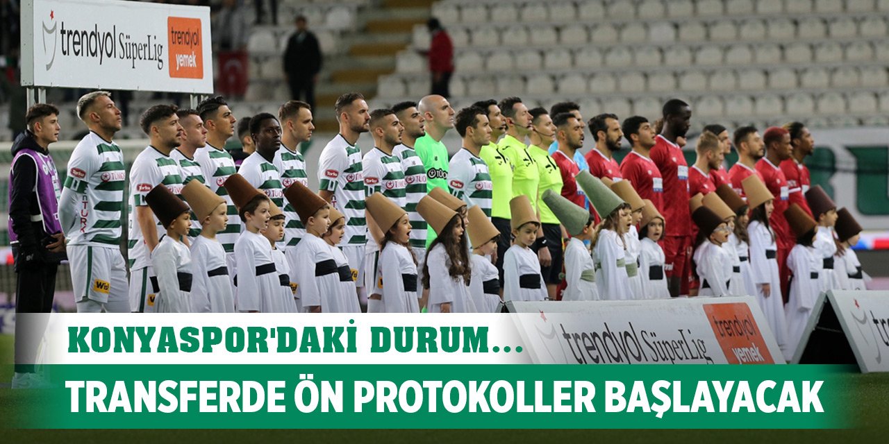 Transfer protokolleri yapılabilecek, Konyaspor'daki durum!