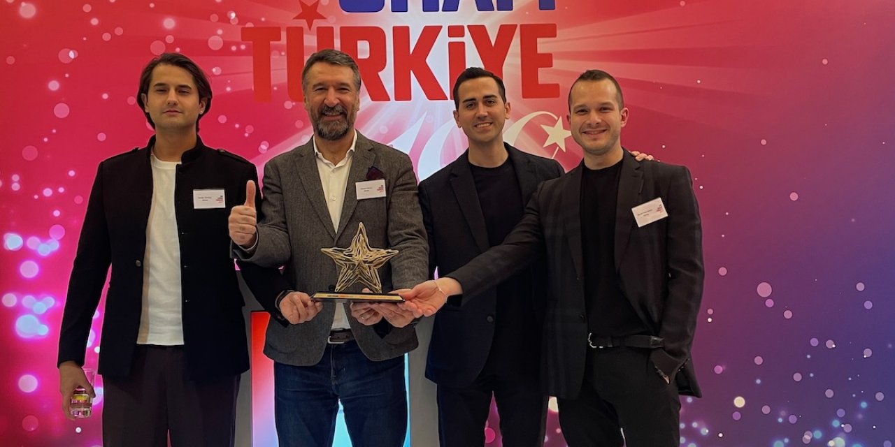 Türk yüksek teknoloji şirketi, 'Yılın Girişimcisi Ödülü'nü aldı