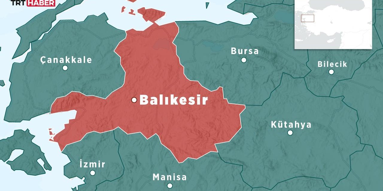 Balıkesir'de 3,6 büyüklüğünde deprem