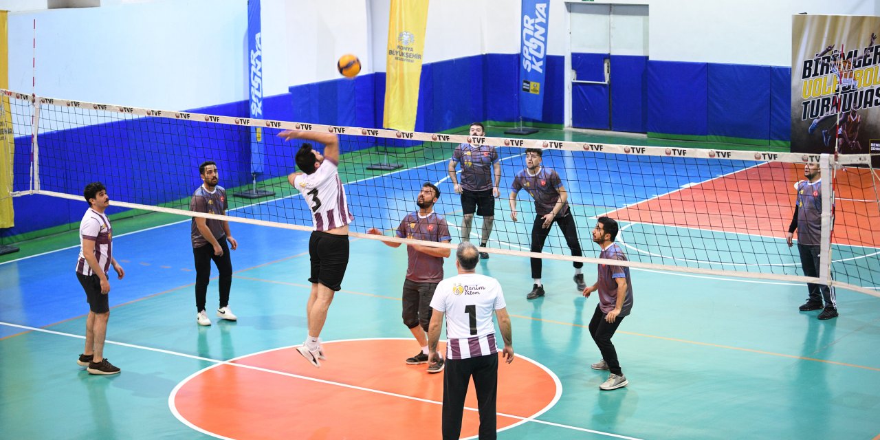Konya Büyükşehir’de birimler arası voleybol turnuvası heyecanı