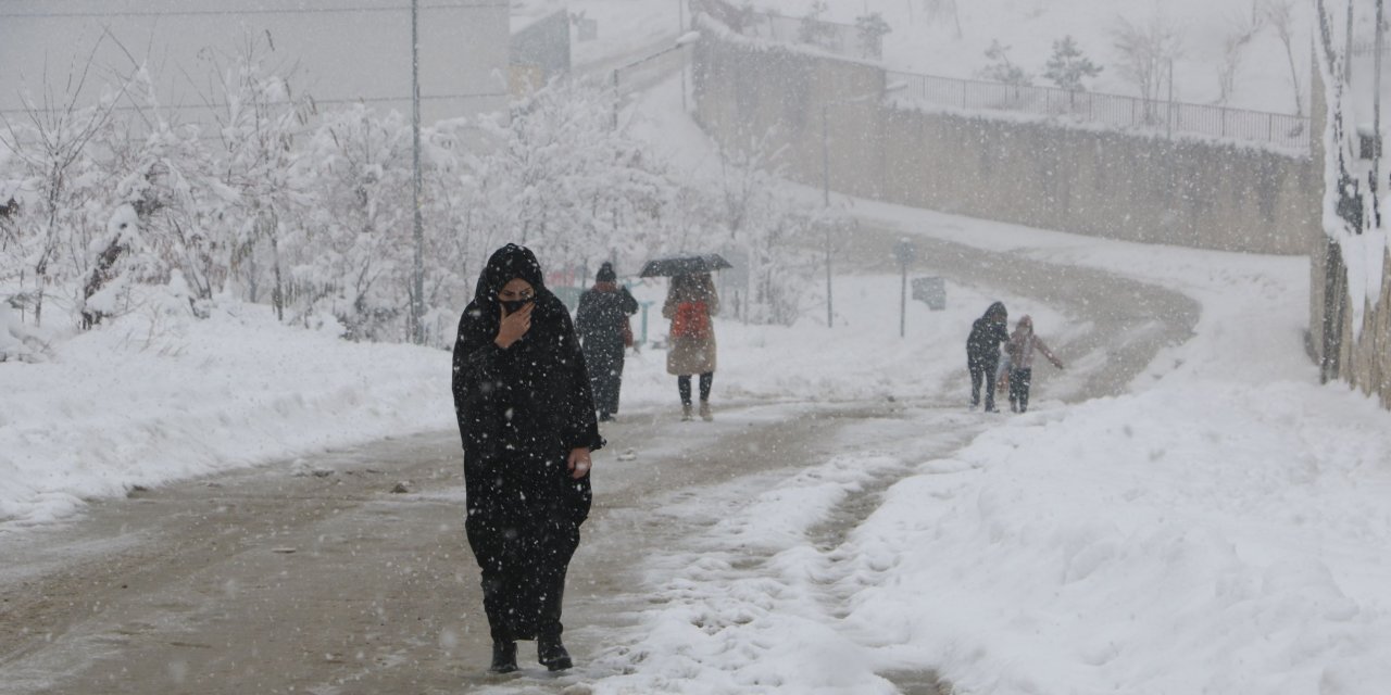 Hakkari'de 34 yerleşim yerinin yolu kardan kapandı