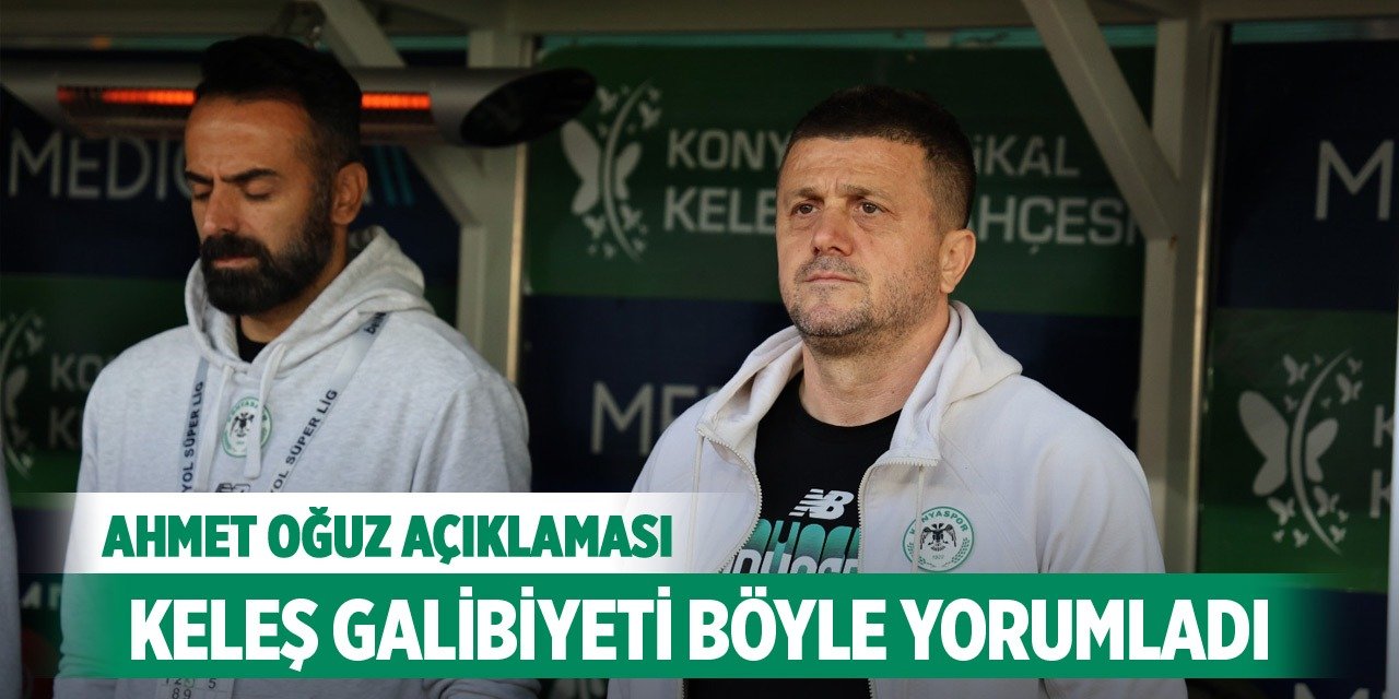Konyaspor'da Hakan Keleş'in galibiyet yorumu