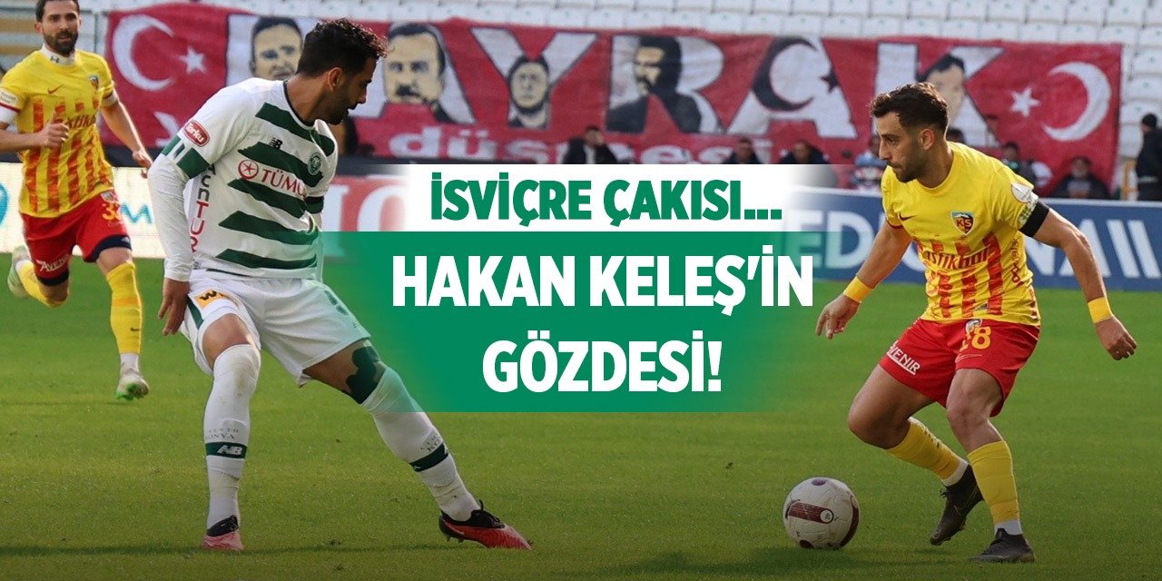 Konyaspor'da Hakan Keleş'in vazgeçilmezi!