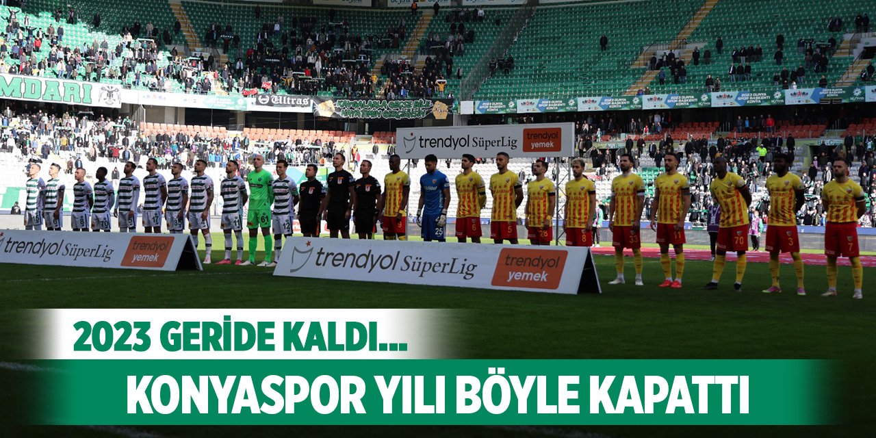 2023 yılı perdesi kapandı, Konyaspor'da son durum!