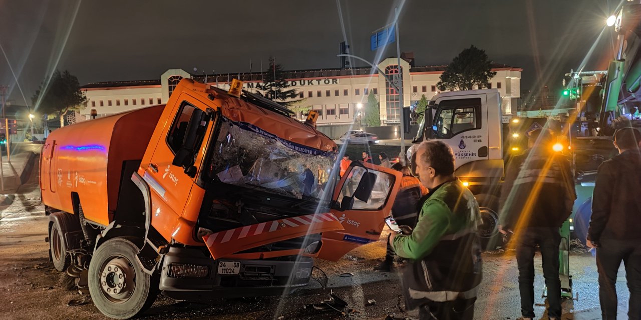 Cip temizlik aracı ile çarpıştı: 2 ölü 2 yaralı