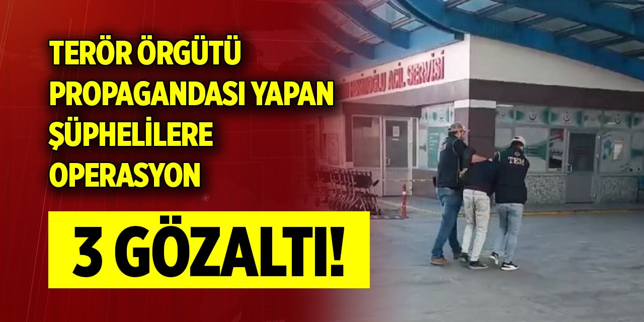 Son Dakika! Konya’da terör örgütü propagandası yapan şüphelilere operasyon: 3 gözaltı