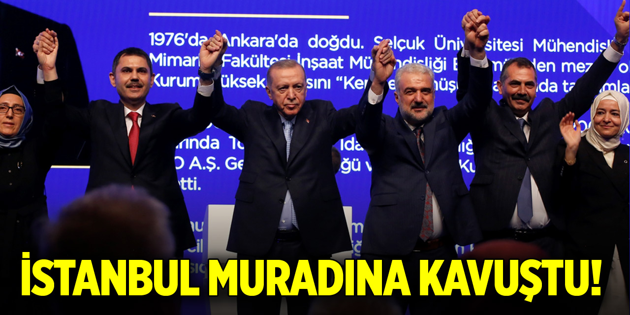 Cumhurbaşkanı Erdoğan duyurdu, İstanbul'un Büyükşehir Belediye Başkanı Adayı Murat Kurum oldu!