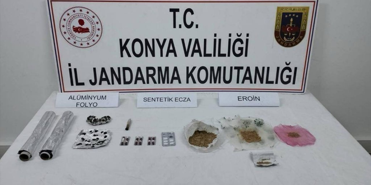 İzmir'den yapılan uyuşturucu sevkiyatına Konya'da jandarma 'dur' dedi