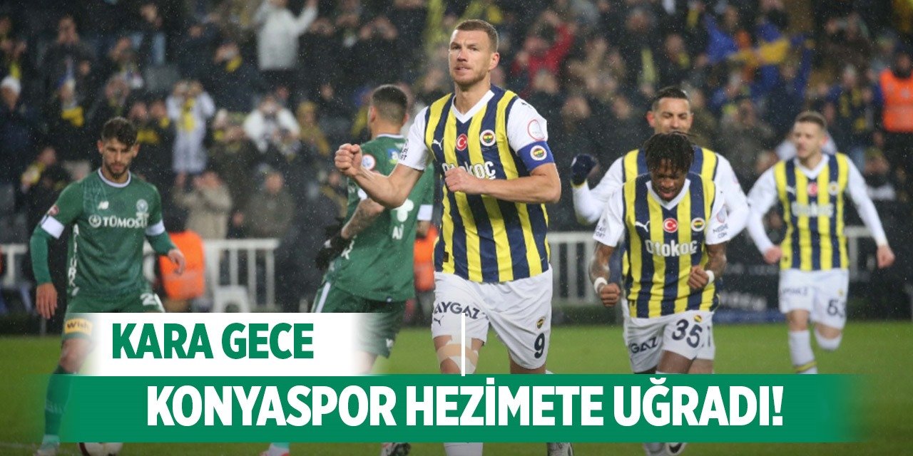 Fenerbahçe-Konyaspor, Kara gece!