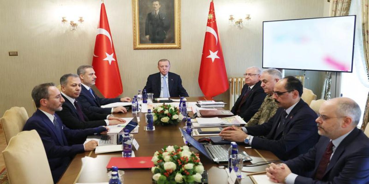 Son Dakika! Cumhurbaşkanı Erdoğan başkanlığında güvenlik toplantısı