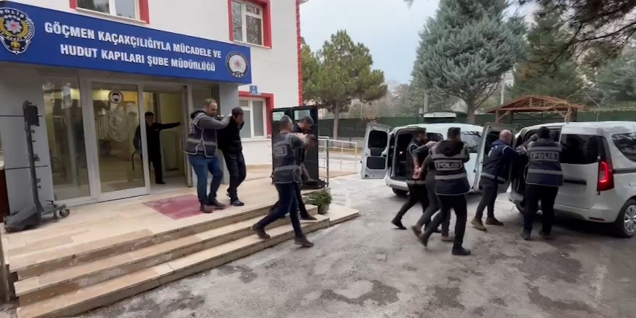 Konya'da göçmen kaçakçılarına operasyon