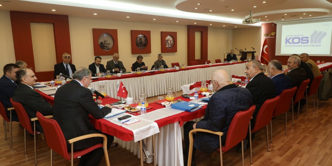 Konya'da 2024 yılında gerçekleştirilecek projeler masaya yatırıldı
