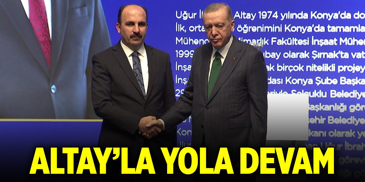 AK Parti Konya'da Başkan Altay’la “yola devam” dedi