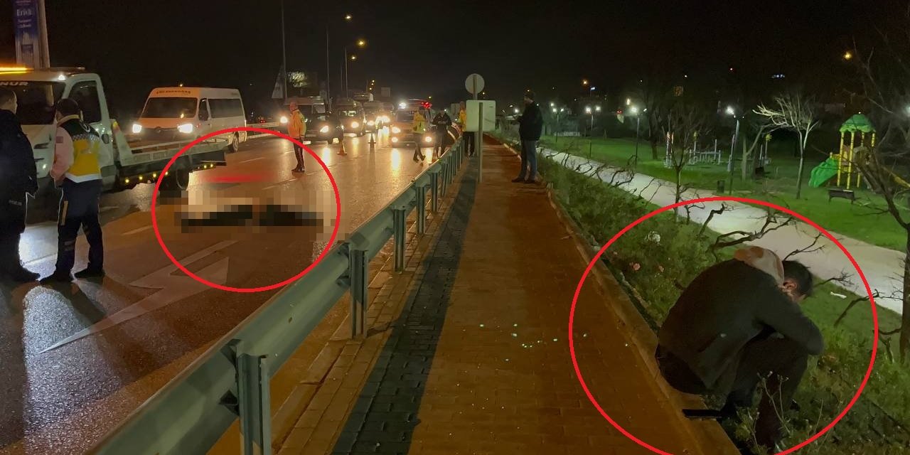 Bursa'da şiddetli rüzgarda devrilen motosikletli öldü
