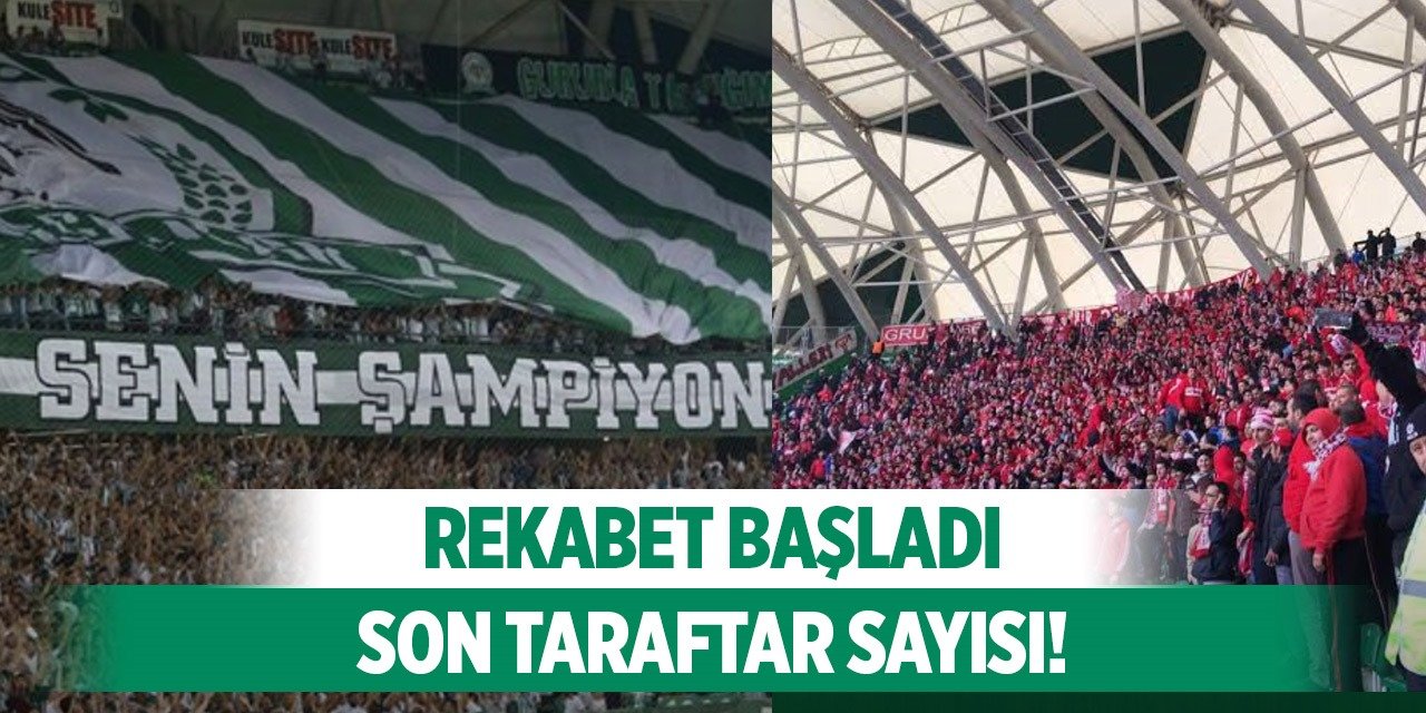 Konyaspor-Antalyaspor, Tribünlerdeki son rakamlar!