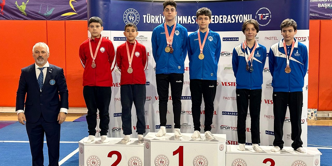 Konya takımı Trampolin Cimnastik Türkiye Şampiyonası’na damga vurdu