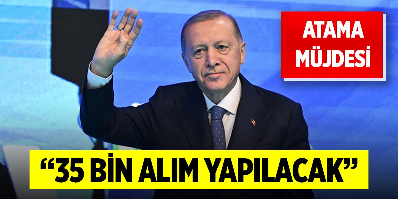 Son Dakika! Cumhurbaşkanı Erdoğan: 35 bin sağlık personeli daha alıyoruz