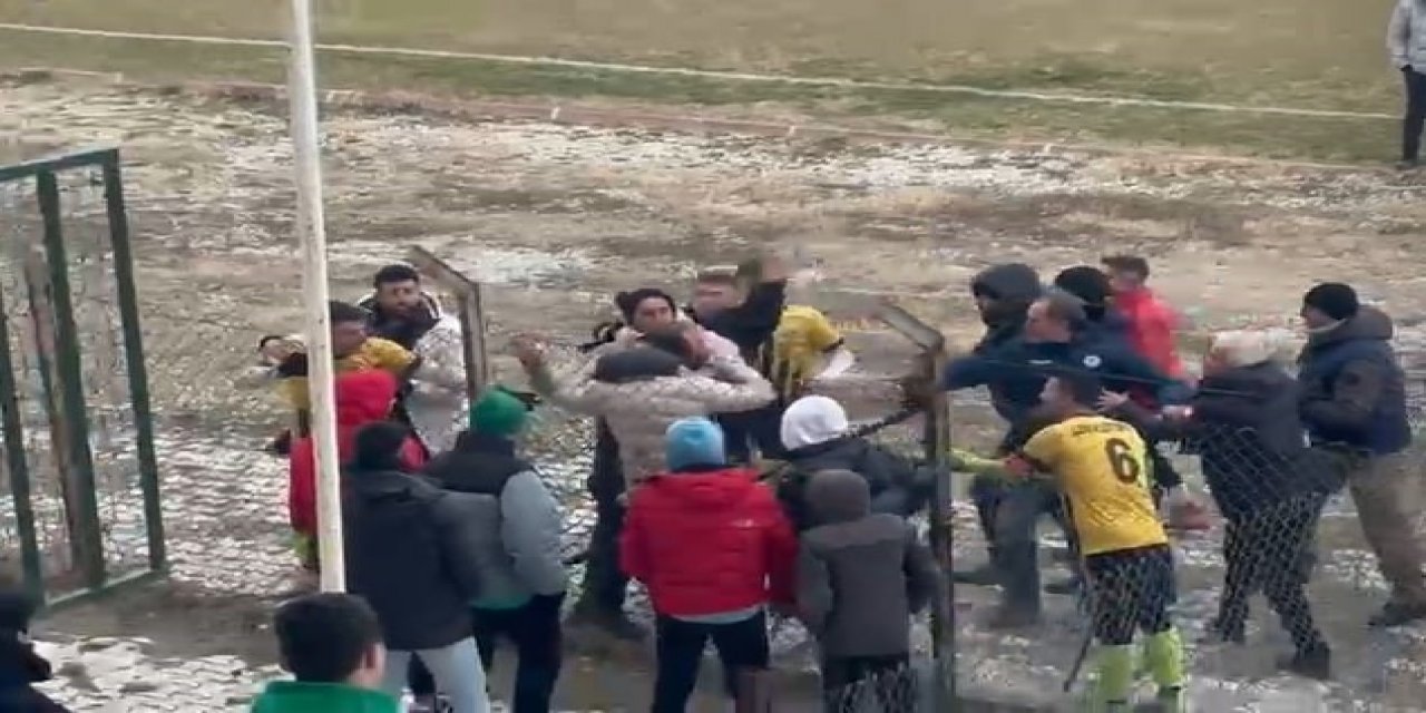 Konya’da amatör küme maçında kavga çıktı: 2 yaralı