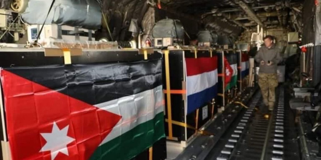 Hollanda ve Ürdün, Gazze’ye havadan yardım sağladı