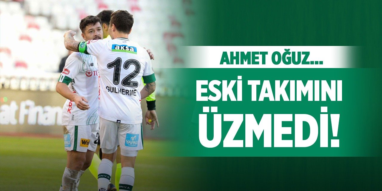 Konyaspor'da Ahmet Oğuz alkış aldı!