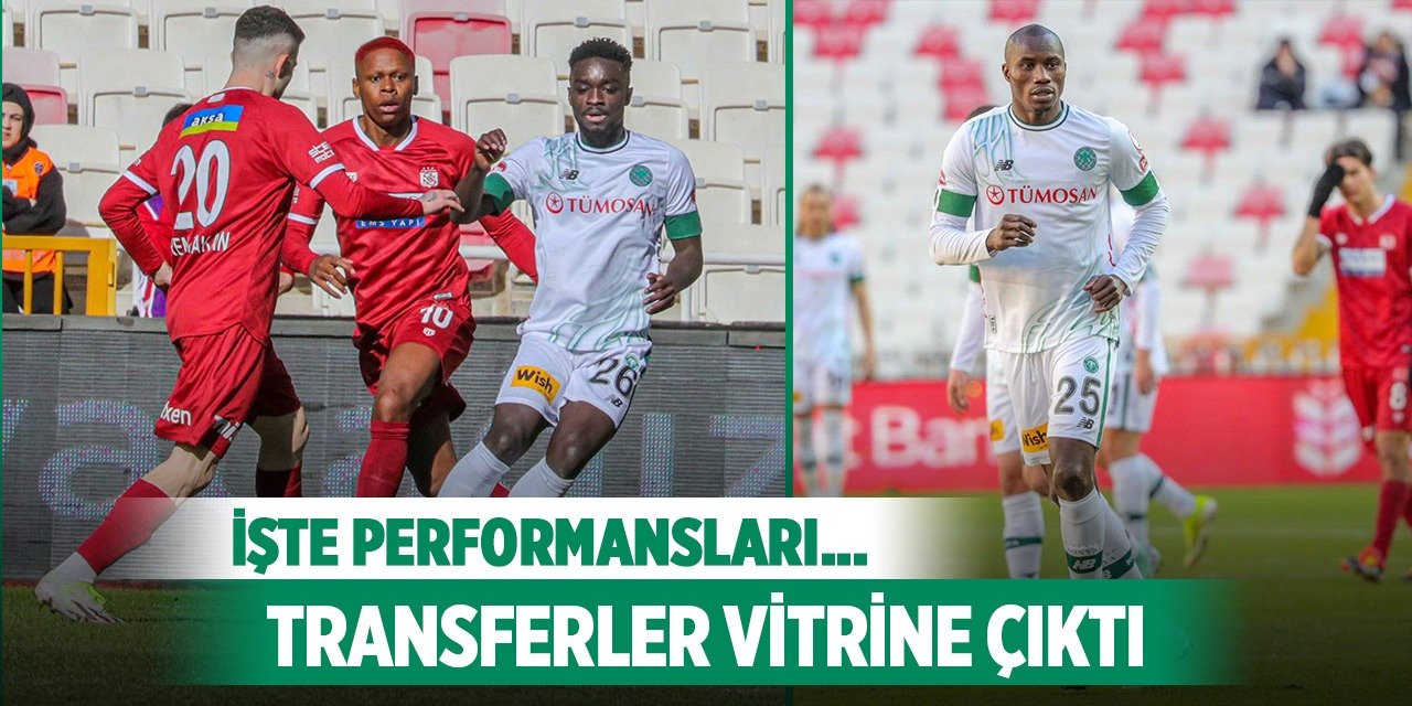 Konyaspor'da yeni transferler vitrinde