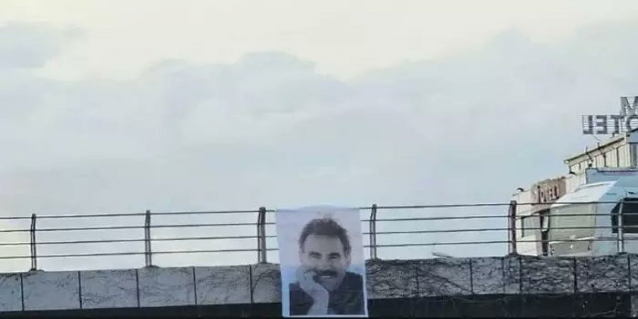 Adana'da PKK elebaşı Abdullah Öcalan'ın posterini asan 2 kişi yakalandı