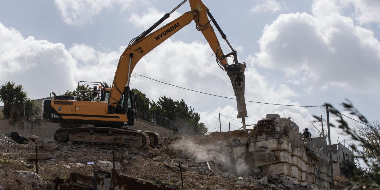 İsrail güçleri, Filistin'in Mesafir Yatta bölgesinde evleri yıktı