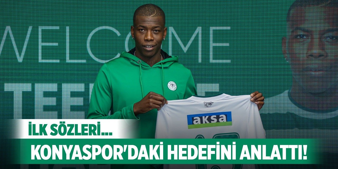 Konyaspor'un yeni transferi konuştu!