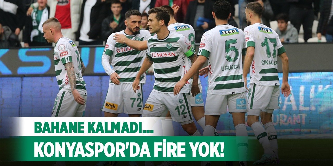 Konyaspor'da teknik heyete olumlu haber!