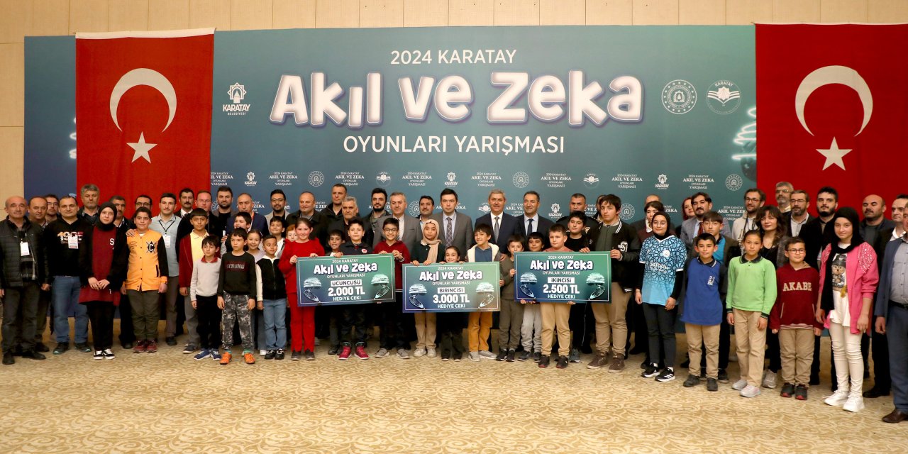 Konya’da 5. Akıl Zeka Oyunları Yarışmasında kazananlar belli oldu