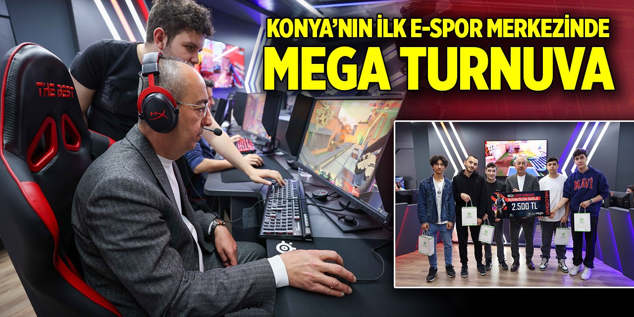 Konya’nın ilk e-spor merkezinde mega turnuva