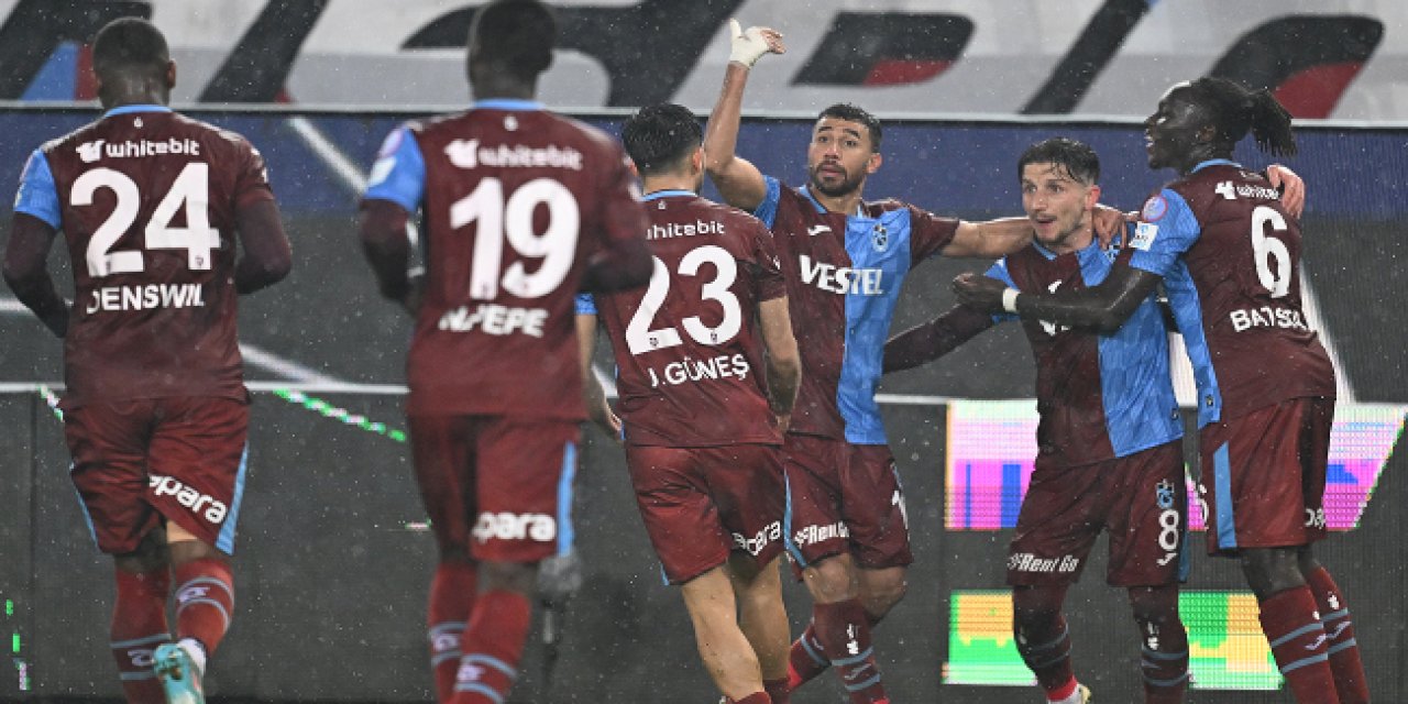 Trabzonspor'dan Fatih Karagümrük'e beşi bir yerde