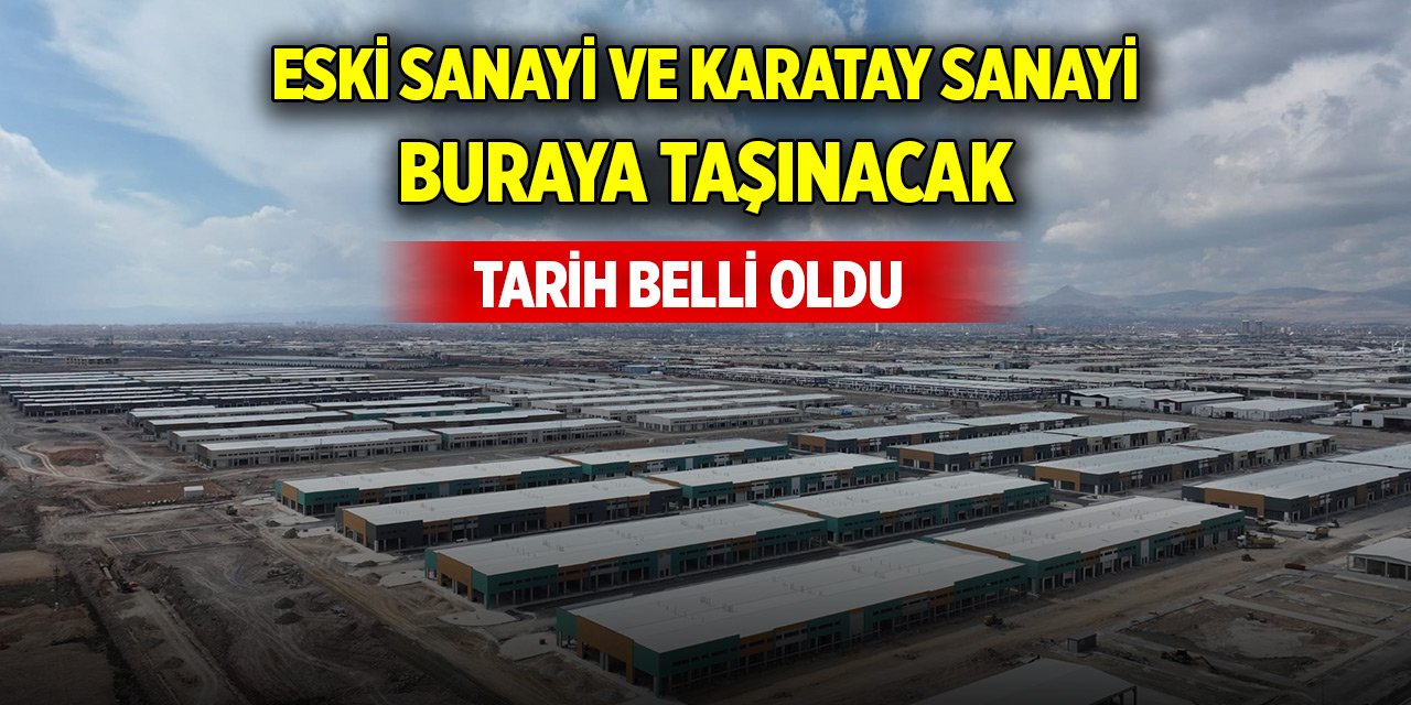 Konya’da yapımı devam eden Yeni Motorlu Sanayi Sitesi için tarih verildi