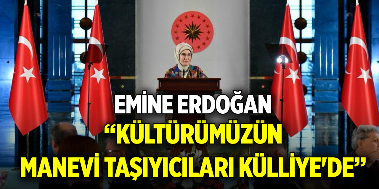Emine Erdoğan huzurevi sakinleriyle iftarda buluştu: Kültürümüzün manevi taşıyıcıları Külliye'de