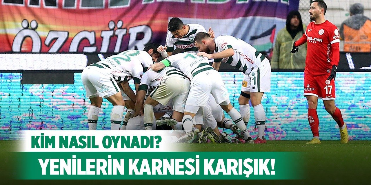 Konyaspor'da yenilerin karnesi karışık