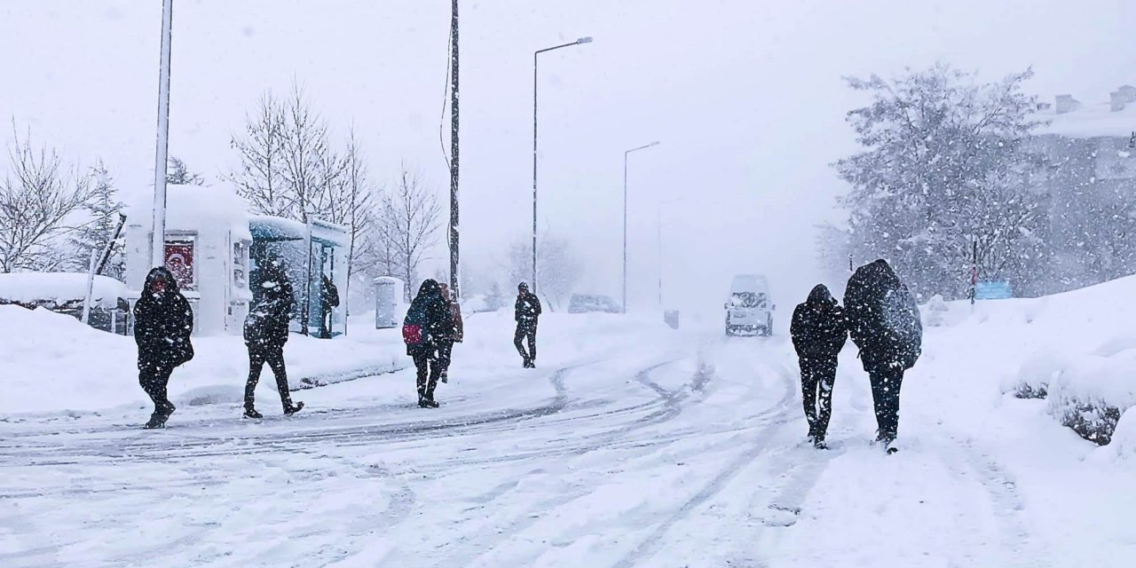 Bitlis merkez ve bir ilçesinde okullara kar tatili