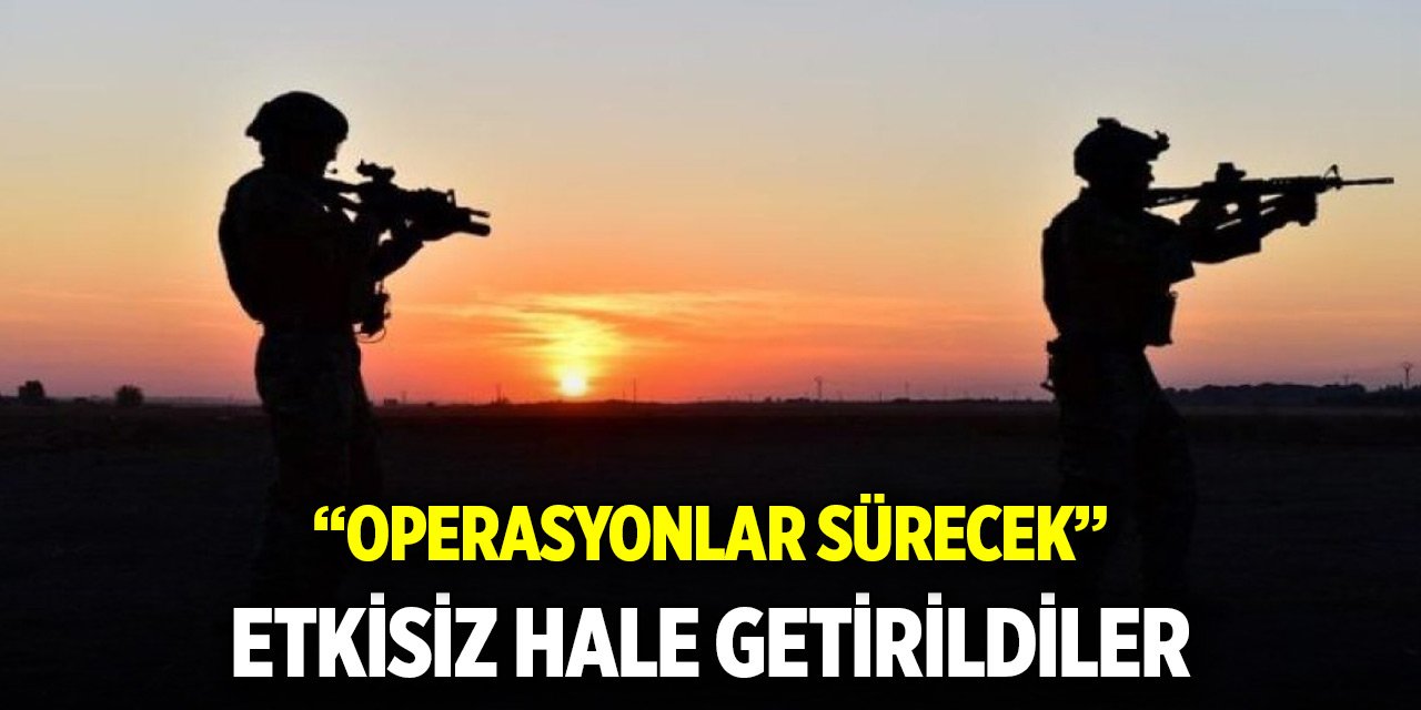 Son dakika! 3 PKK'lı terörist etkisiz hale getirildi