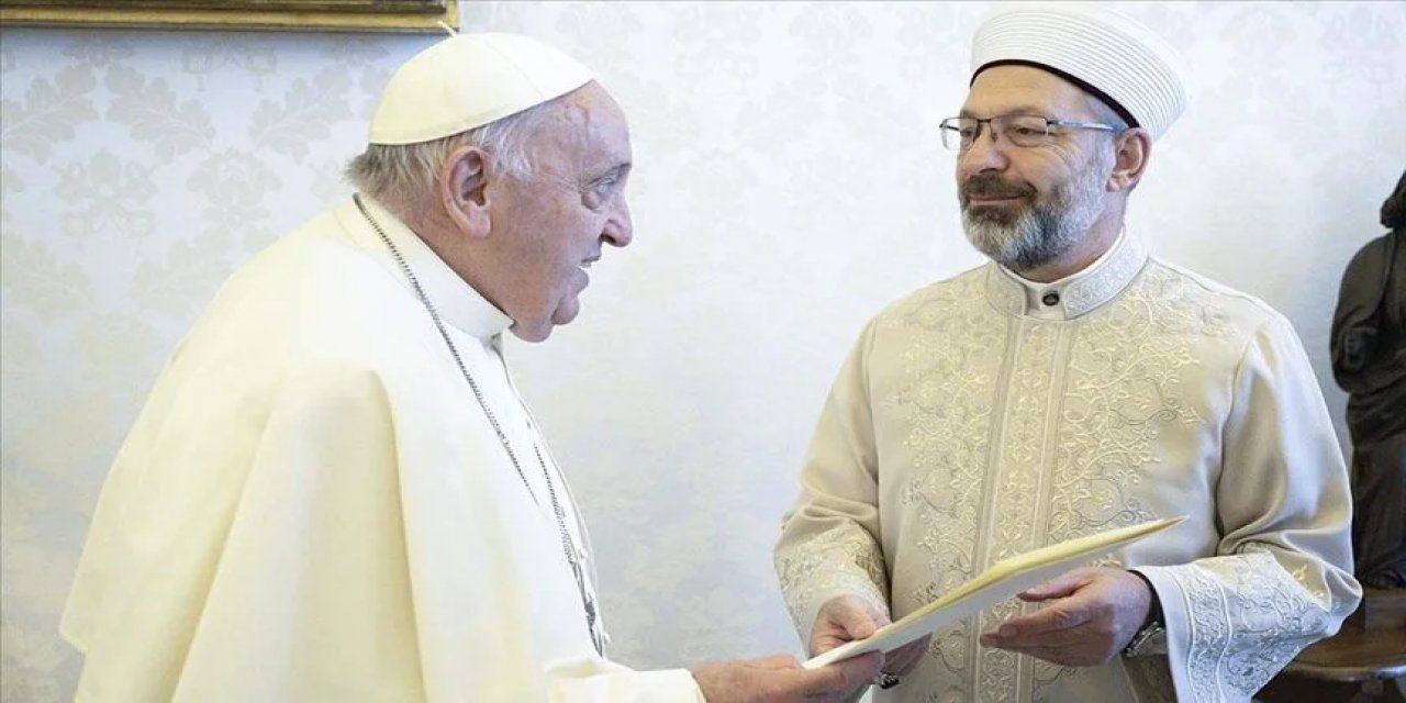Papa Franciscus'tan Cumhurbaşkanı Erdoğan'a teşekkür